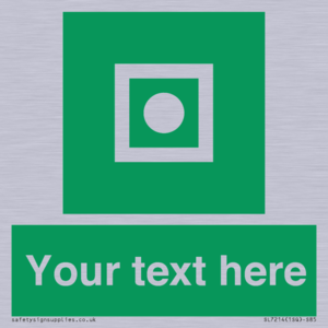 Custom sign safe condition Shipboard general alarm